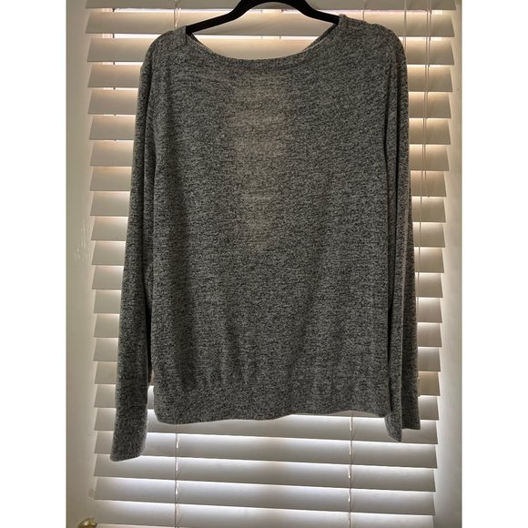 Champion M Long Sleeve Open Back Crew Neck Sweatshirt - Picture 1 of 5